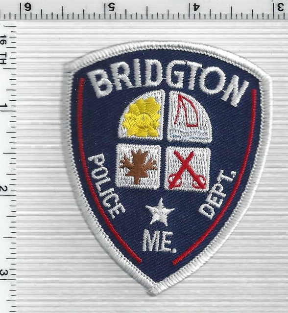 Bridgton Police (Maine) 1st Issue Cap/Hat Patch eBay