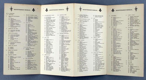 CONCORDE ATA 100 BREAKDOWN MAINTENANCE MANUAL BROCHURE BAC 1975