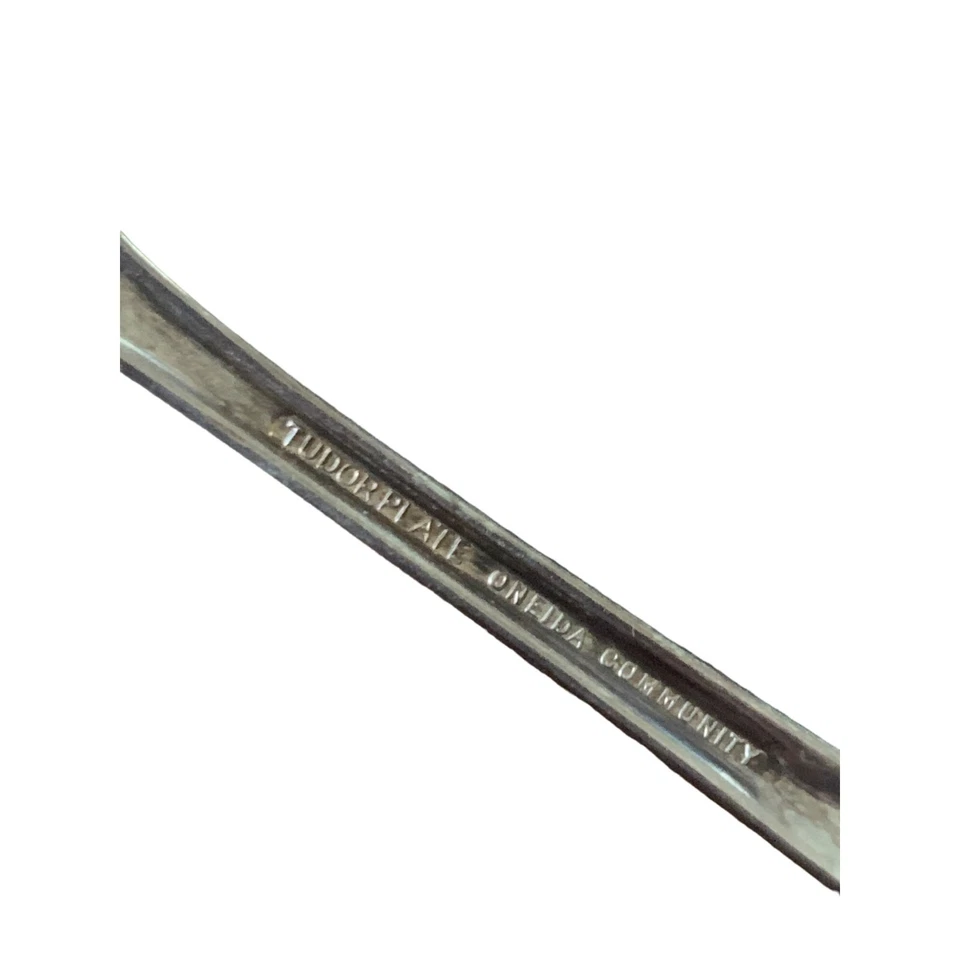 Тарелка Тюдоров Oneida Community столовое серебро круглая чаша суп ложка свадебный венок роза - Изображение 3 из 4