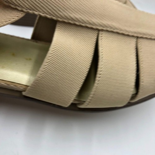 Vintage 1990s Mootsies Tootsies Women's Tan Slip On Fisherman Sandals 7.5 M - Picture 13 of 13