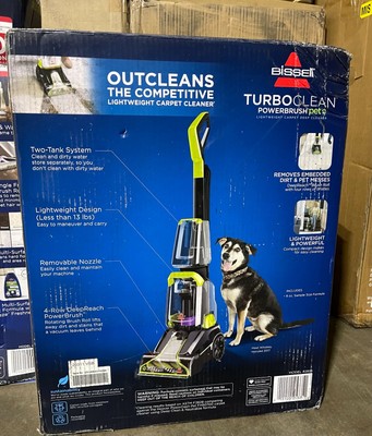 bissell turboclean powerbrush pet 1 speed carpet cleaner