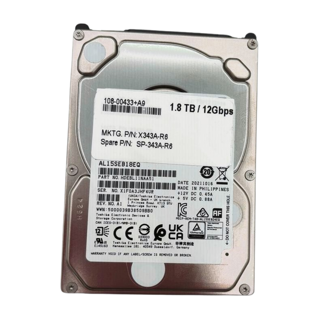 ばばばばーん① SAS* Toshiba AL15SEB18EQ 1.8TB 10K SAS 12Gbps 2.5