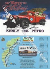 2017 KENLY 95 PETRO TRUCK STOP HOLIDAY CHRISTMAS POSTCARD KENLY NORTH CAROLINA