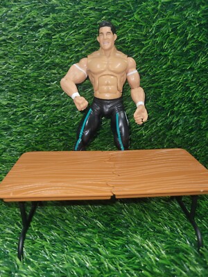 WWE Jakks Deluxe Aggression Series 20 Evan Bourne Figure w/ Break Away Table REA