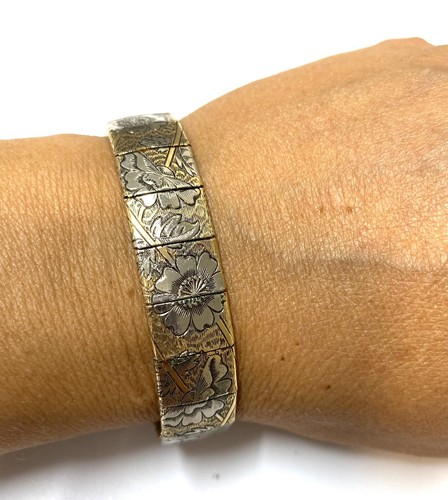 3.268 Vintage bracelet, detachable, Damascus