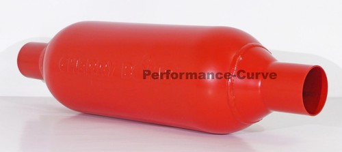 Cherry Bomb M-80 Two Chamber Muffler - 5" Round - 2" In / Out - M80200 - Picture 2 of 5