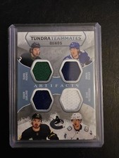 2023 Artifacts Pettersson Garland Hughes Boeser Tundra Teammates Quad 65/99