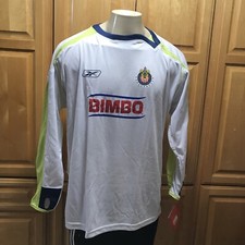 Authentic Reebok Club Chivas Guadalajara Jersey 2007-2008 SIZE XL Long Sleeve