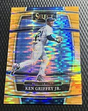 2022 Ken Griffey Jr. Mariners 12/16 Panini Select Orange Shimmer FOTL Prizm #54