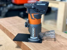 Extended Base Plate for Ridgid 18v Trim Router