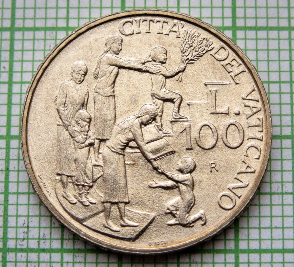 VATICAN Ioannes Pavlvs JOHN PAUL II 1996 100 LIRE - FUTURE OF CHILDREN UNC - Image 3 of 4