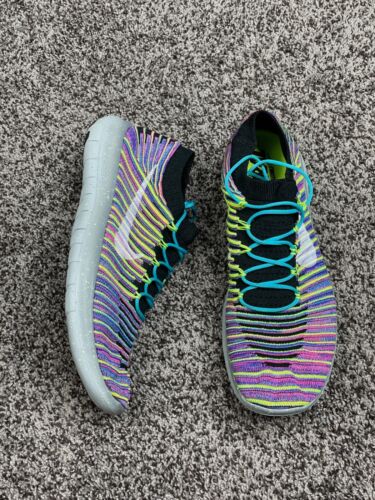 Nike Free RN Motion Flyknit Multi Color Sz 10 men 11.5 wmn 834584 006 - Picture 2 of 7