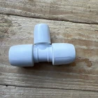 Wavin Hep2O 15mm x 15mm x 10mm Push Fit Reducing Tee Plastic White