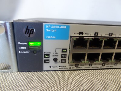 HP ProCurve 1810-48G J9660A 48-Port Managed Gigabit Ethernet