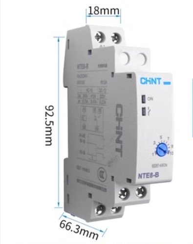 1 PCS New CHINT Time Relay NTE8-480B  220VAC Free Shipping - Picture 1 of 3