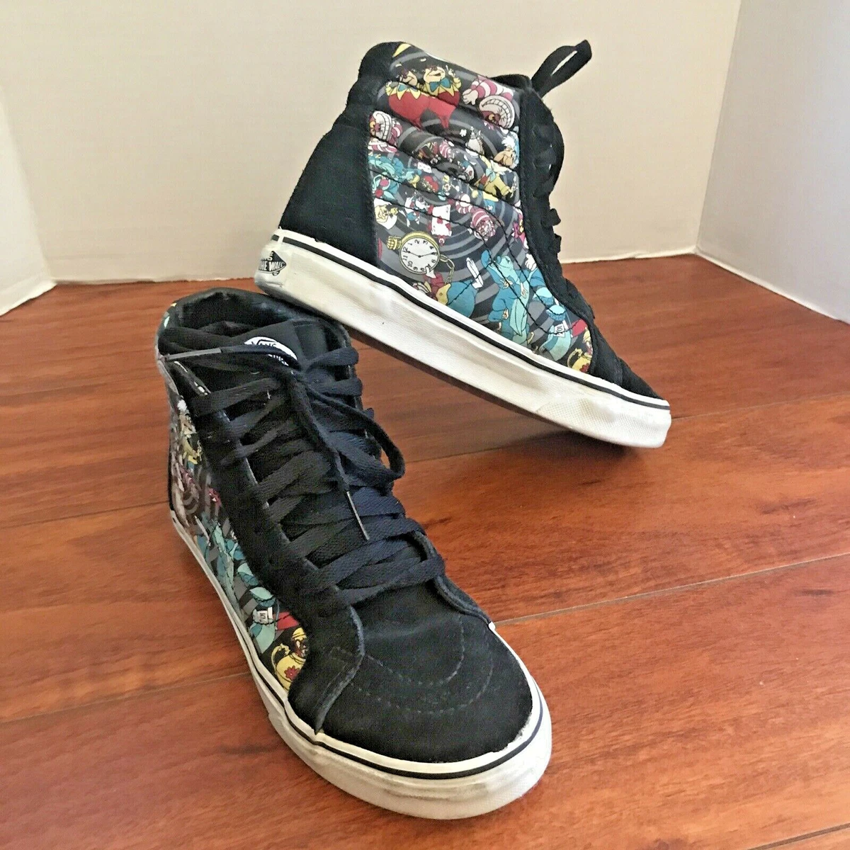 Disney x vans cheap sk8 hi skate shoe