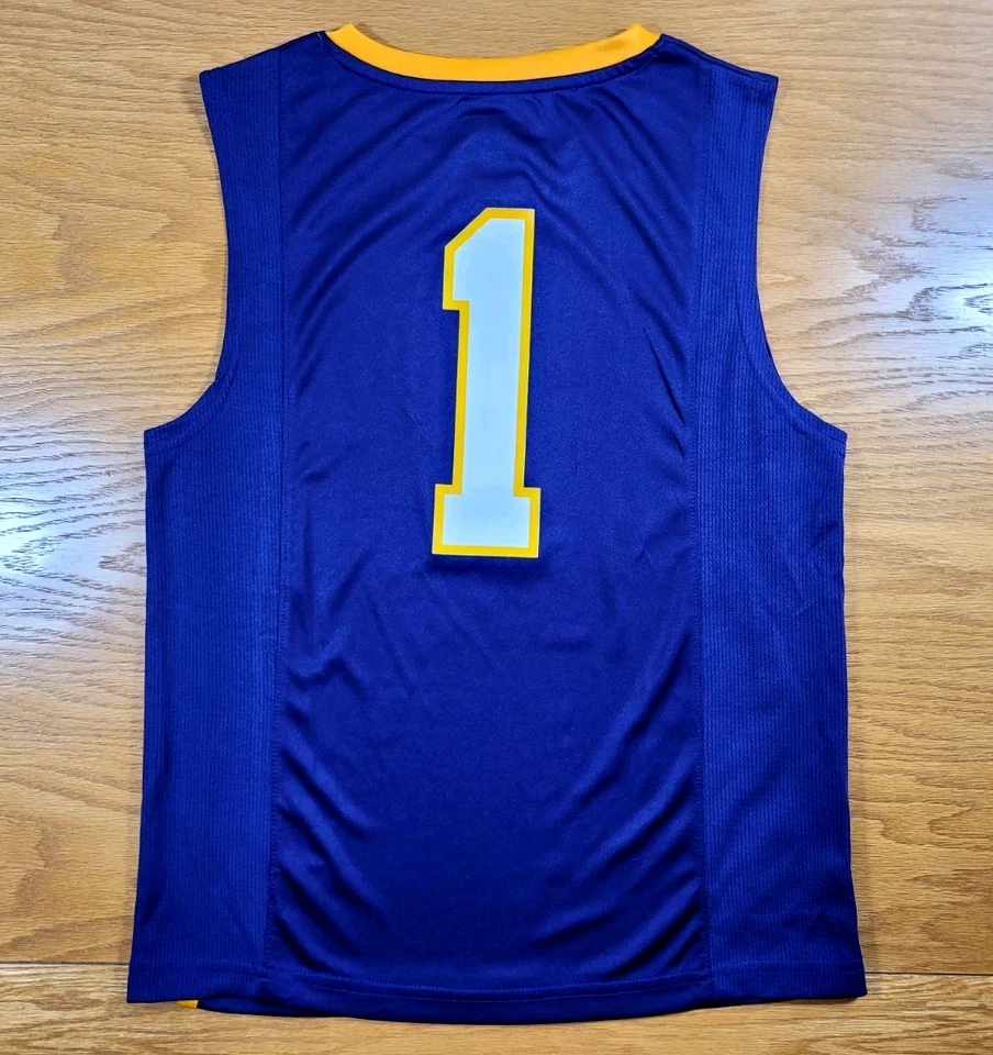 Northern Iowa Panthers Basketball Jersey Youth Large (12/14) Purple UNI Athletic - Image 4 of 4