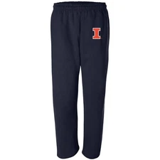 Illinois Fighting Illini Primary Logo Sweatpants - Navy