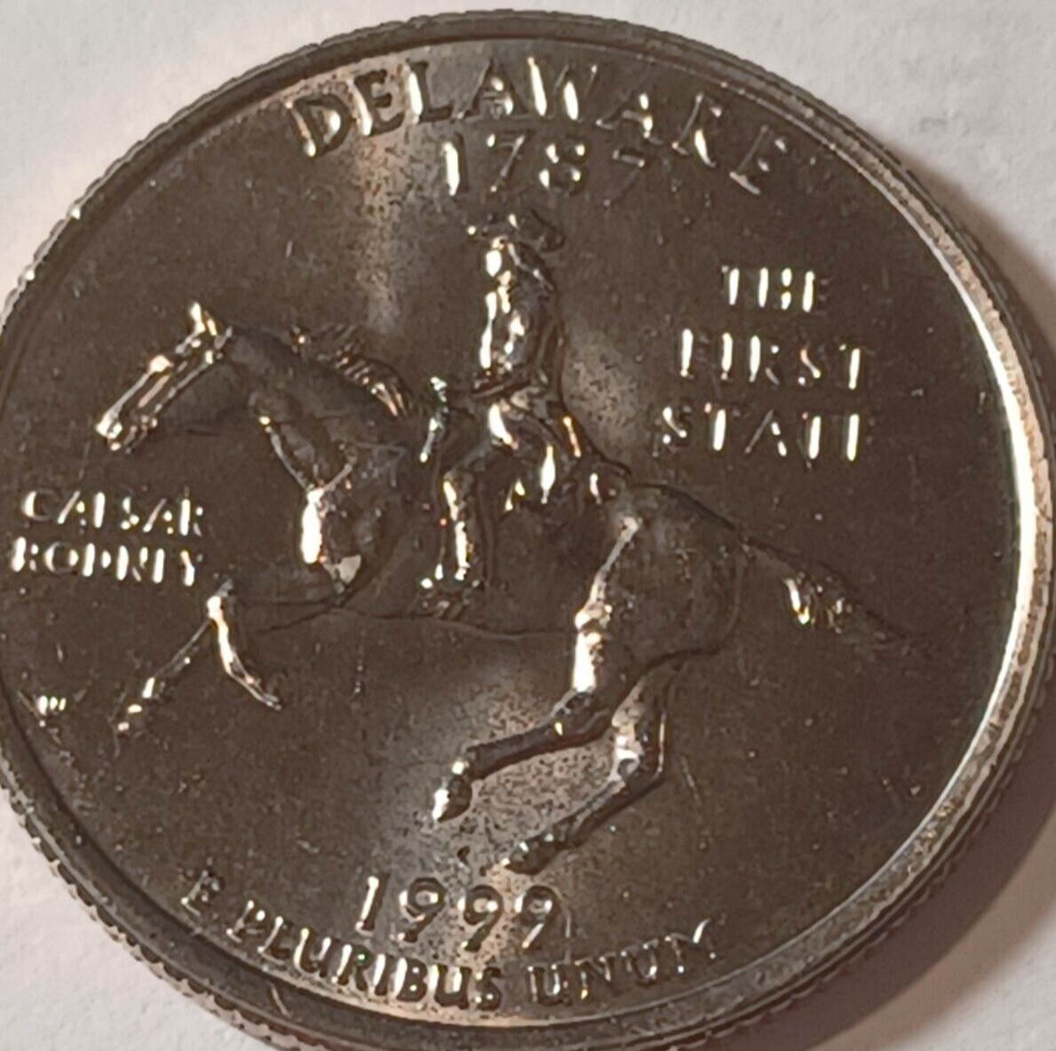 1999 “D” Delaware State Quarter W/ Caesar Rodney Plus Lots of