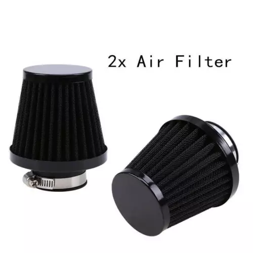 2x 59/60/61mm Air Intake Filter Pod Cleaner Engine Inline for ATV Scooter Cafe - Picture 1 of 11