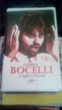 Andrea Bocelli - A Night in Tuscany RARE Polygram Video BIG Clamshell (1997) VHS