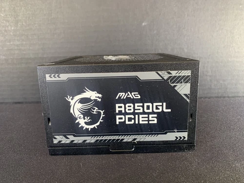 MSI MAG A850GL PCIE5 850W 80 PLUS Gold Modular Power Supply - Read Description