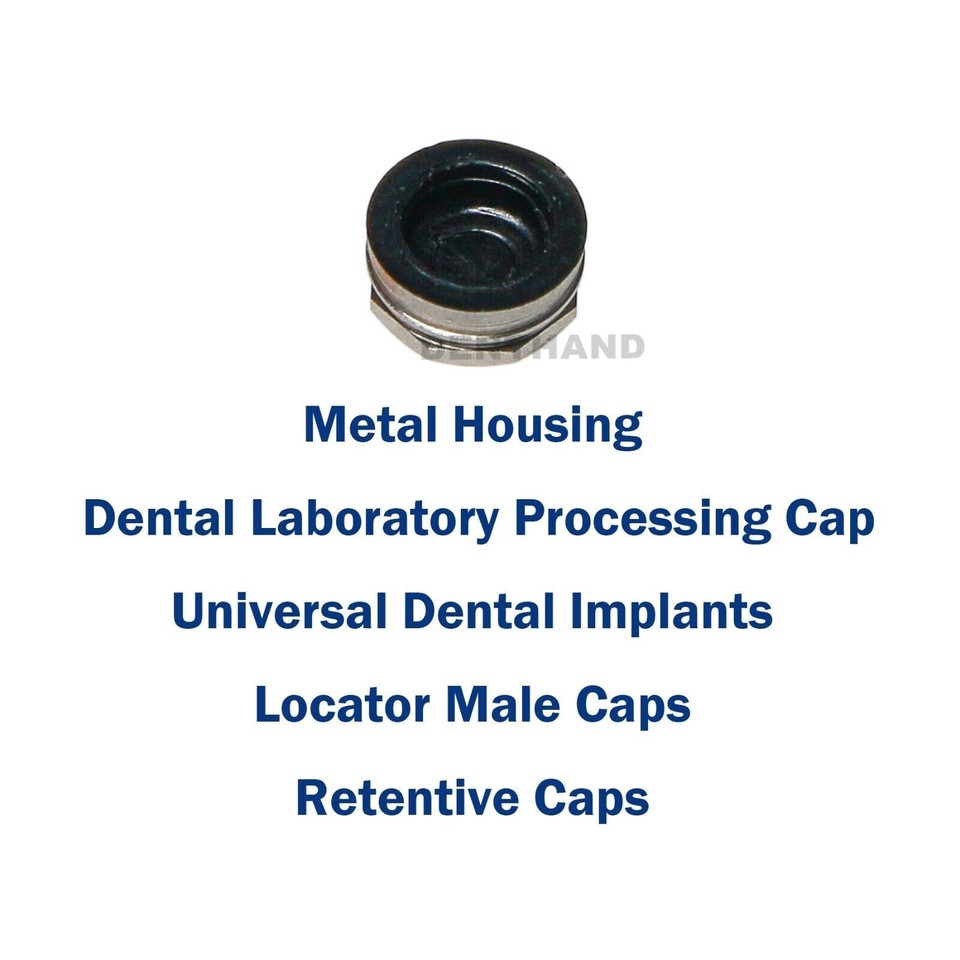10Pcs Dental Universal Implant Metal Housing Laboratory Processing Cap