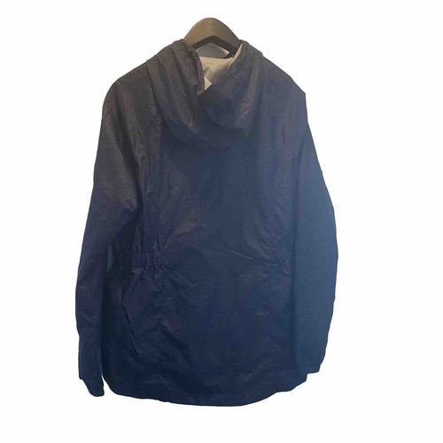 New Balance Windbreaker Jacket Womens ExtraLarge Blue Hooded Full Zip Pockets - Picture 2 of 11