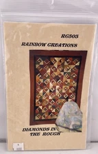 Rainbow Creations Diamonds In The Rough Quilt pattern RC503