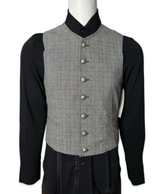SHRINE CORSICA GOTHIC ARISTOCRAT VAMPIRE VEST JACKET VICTORIAN FORMAL STEAMPUNK 