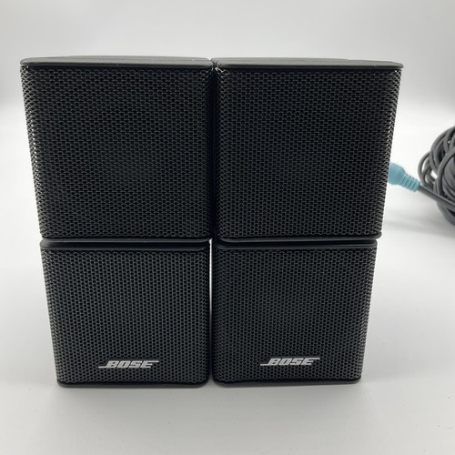Pair of BOSE Jewel Double Cube Black Speakers Lifestyle Acoustimass Cubes - Picture 8 of 9