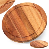 Holzschneidebrett Schneidebrett Servierbrett Servierplatte Brett Holz 25 Cm