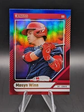 2024 Donruss Baseball - MASYN WINN RC #93 - Red & Blue Foil Cardinals