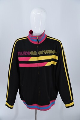 MISKEEN ORIGINALS Full Zip Embroidered Track Jacket - Mens 2XL