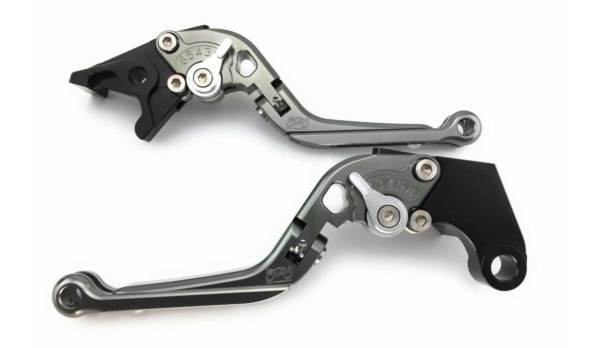 Leviers rabattables ZX10R pour éviter la casse sur Kawasaki 04-05