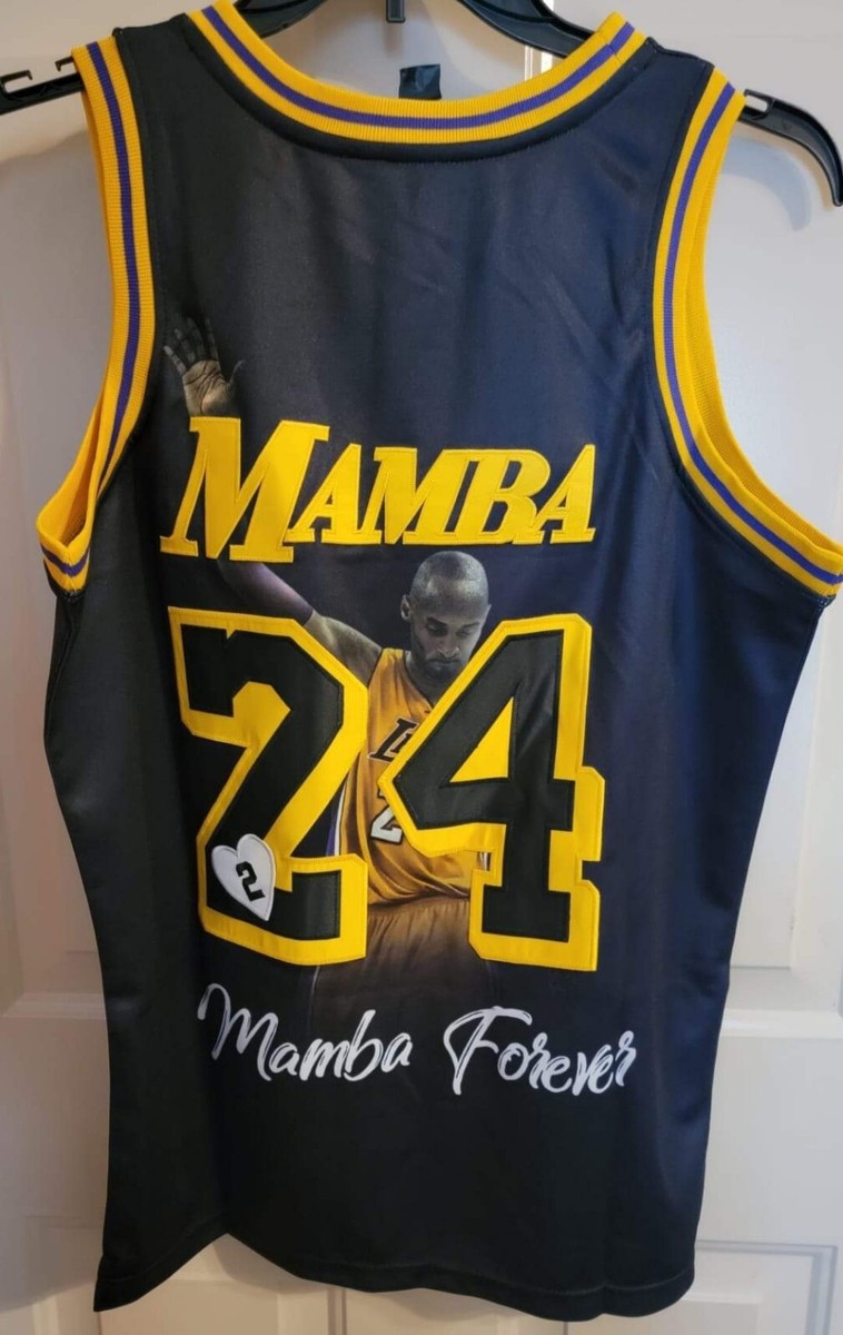 New NBA Kobe Bryant Legend Mamba Forever Basketball Jersey, Adult Medium, | eBay