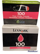 Genuine Lexmark 100 Magenta Ink Cartridge Sealed