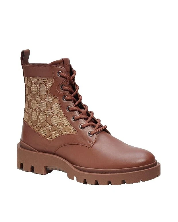 Botas superiores de cuero para hombre Coach