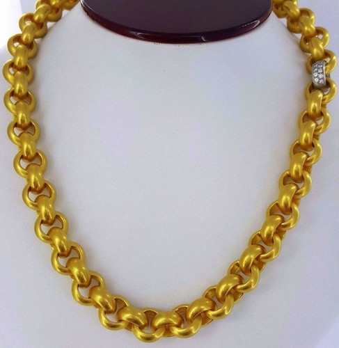 AUTHENTIC 22K YELLOW GOLD BELCHER 