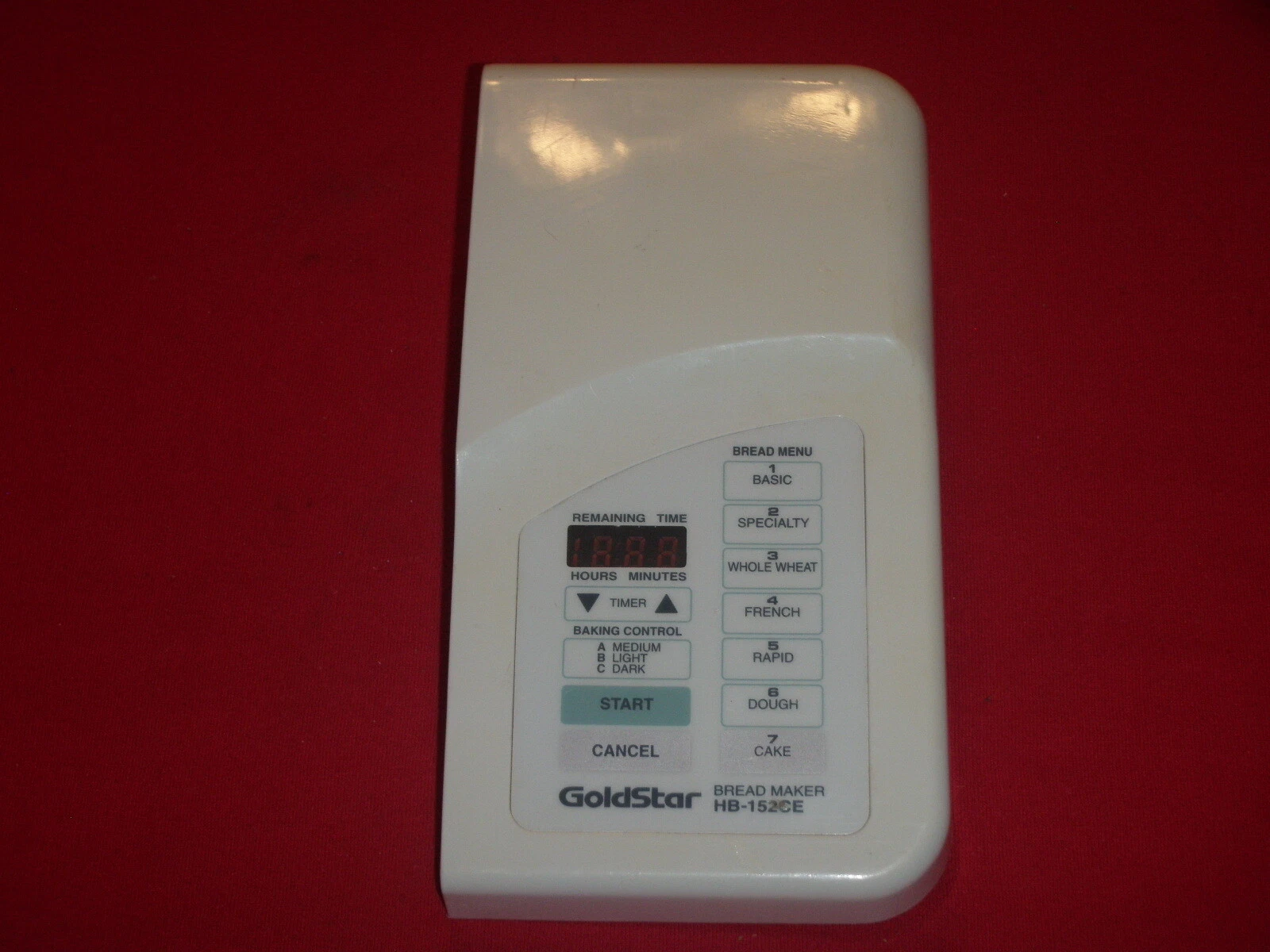 Goldstar Bread Maker Machine Control Panel for Model HB-152CE (#4)