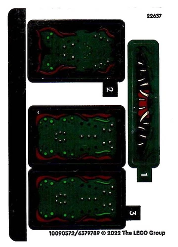 LEGO STICKER SHEET ONLY ATTACK ON NEW ASGARD 76207 New from set