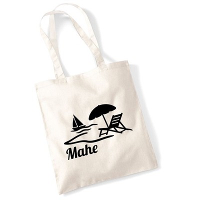 Jutebeutel Mahe Inselmotiv Seychellen Geschenkidee Mahe Geschenk Präsent Mitbrin