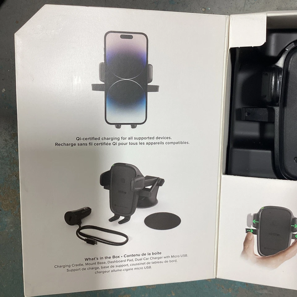 iOttie Wireless Charging Car Mount Dash & Windshield NIB - Image 3 of 4