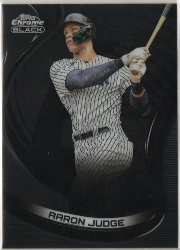 Aaron Judge 2022 Topps Chrome Black Base Card #56