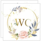 2pcs WC Door Signs Floral Decorative Door Sign WC Door Stickers Door Decals