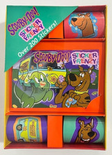 Vintage 2000 Scooby Doo Warner Bros Studio Store Sticker Frenzy Box