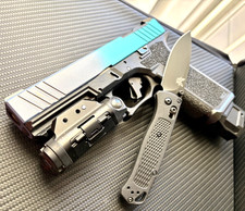 Glock 17 Gen 3 Slide Custom Dual Cerakote Complete G17 Upper RMR Cut FREE KNIFE