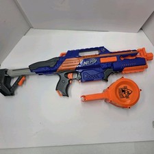 Nerf N-Strike Elite Rapidstrike CS-18 Motorized Blaster Dart Gun w 30 Round Drum