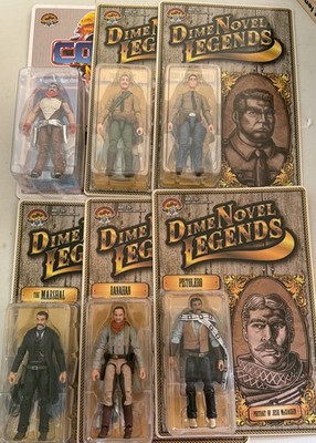 Chicken Fried Toys Dime Novel Legends Marshal Sergeant Pistolero  Sundown  Lot