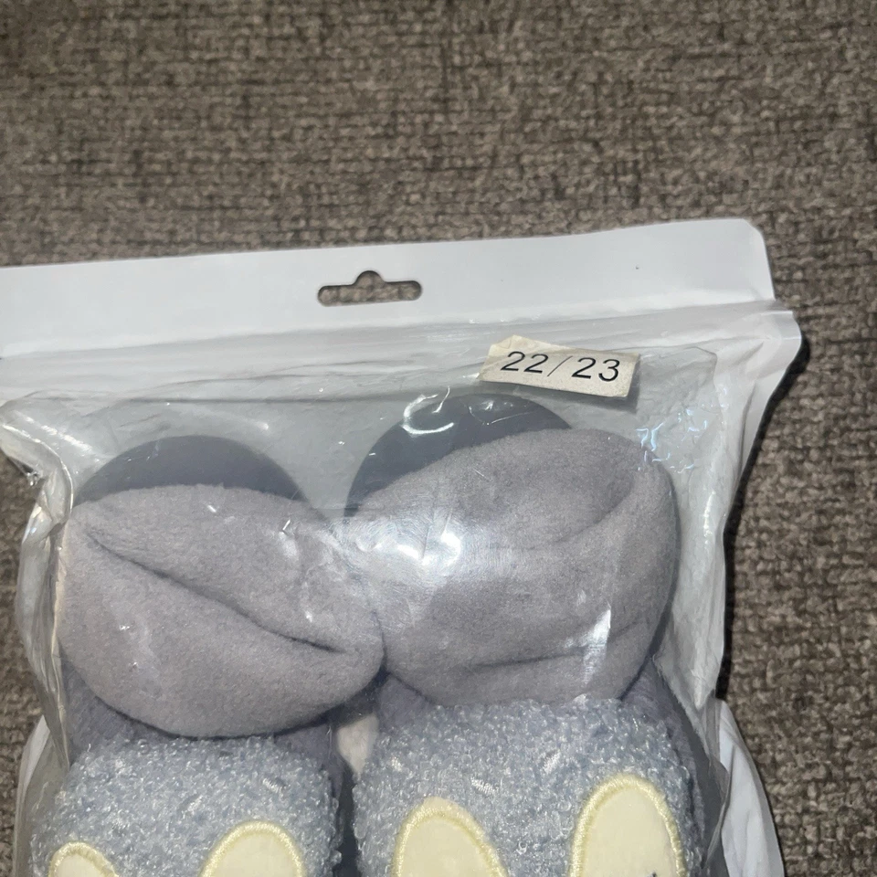 Meias chinelos antiderrapantes coruja cinza bebê 12-18 meses EUA 6 22/23 menino menina quente novo - Imagem 2 de 4